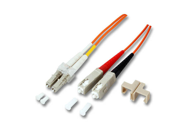 Fiberpatch 62,5/125 LC-SC - 15 m LSZH GRATIS :) SE BESKRIVELSE 